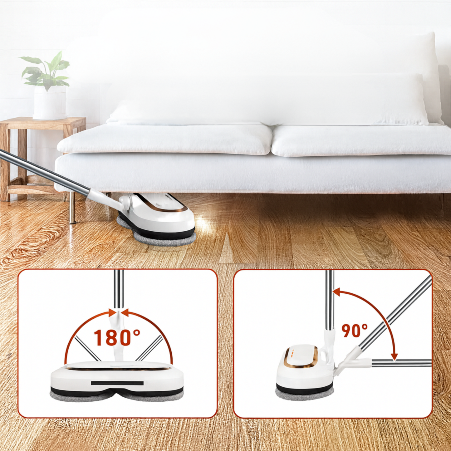 Clearwell™ Trådløs Elektrisk Spray Mop