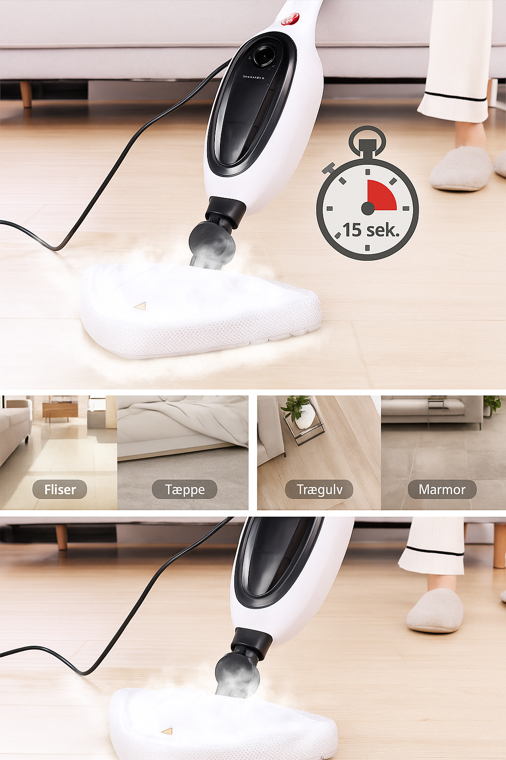 Clearwell™ Multifunktionel Dampmoppe