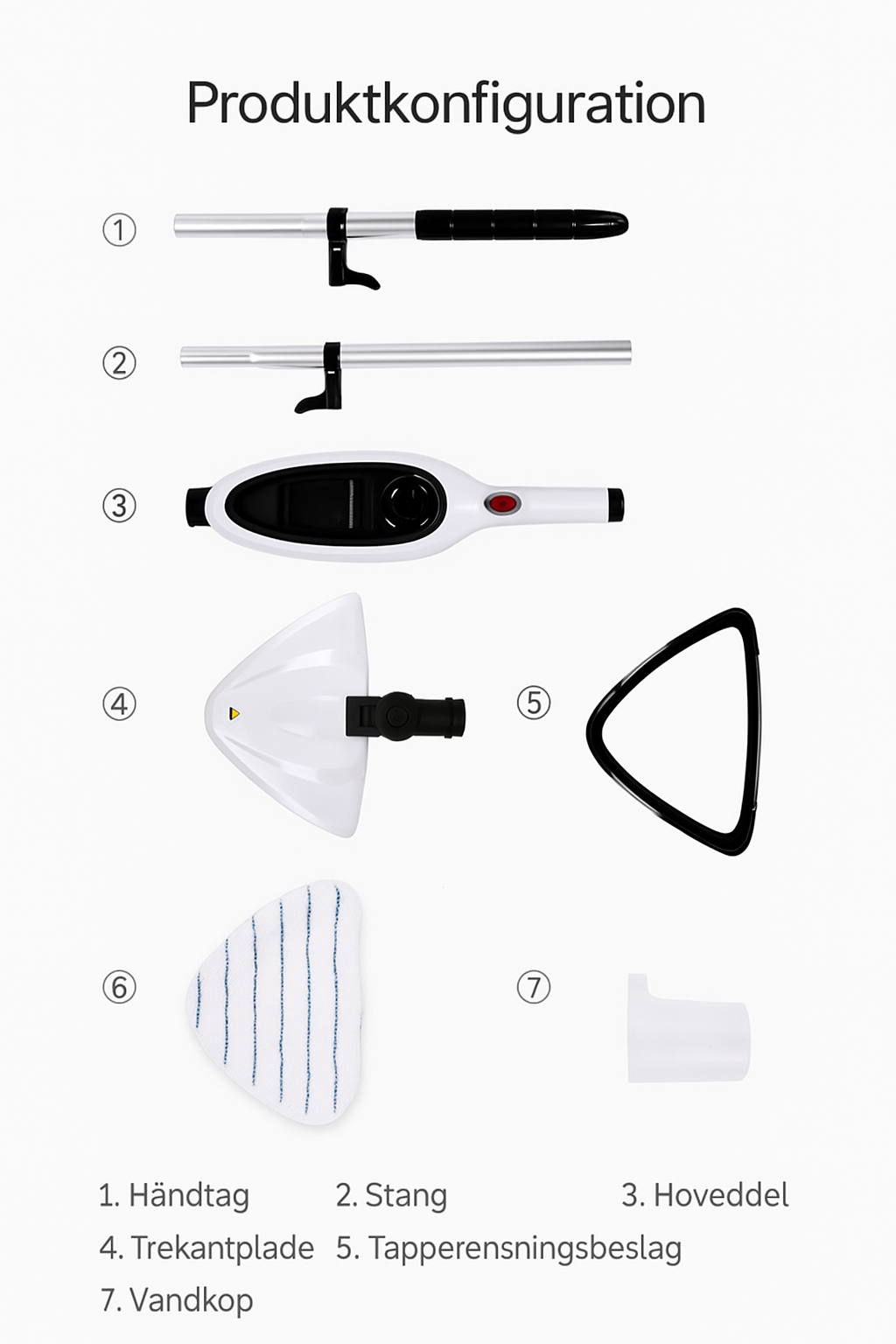 Clearwell™ Multifunktionel Dampmoppe