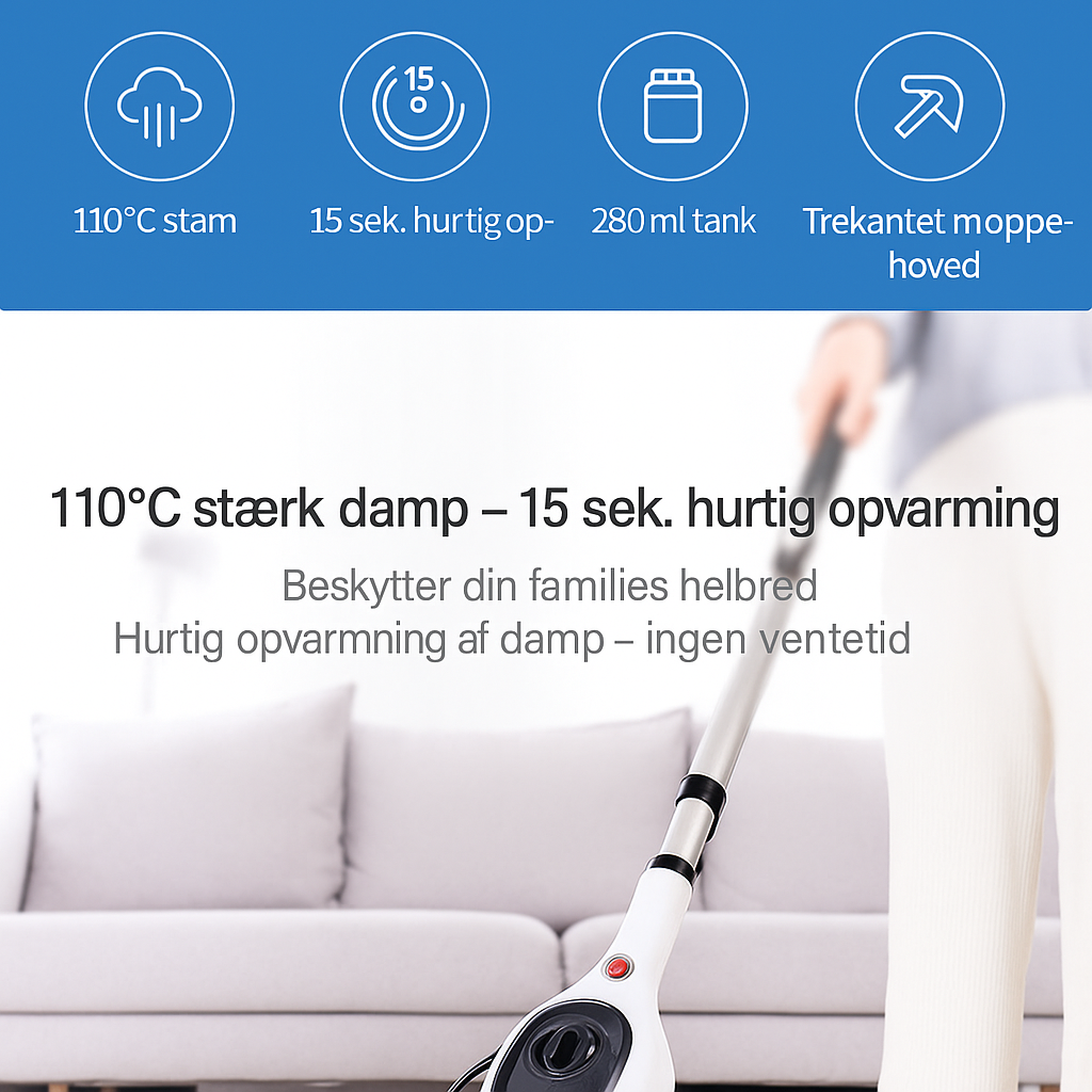 Clearwell™ Multifunktionel Dampmoppe