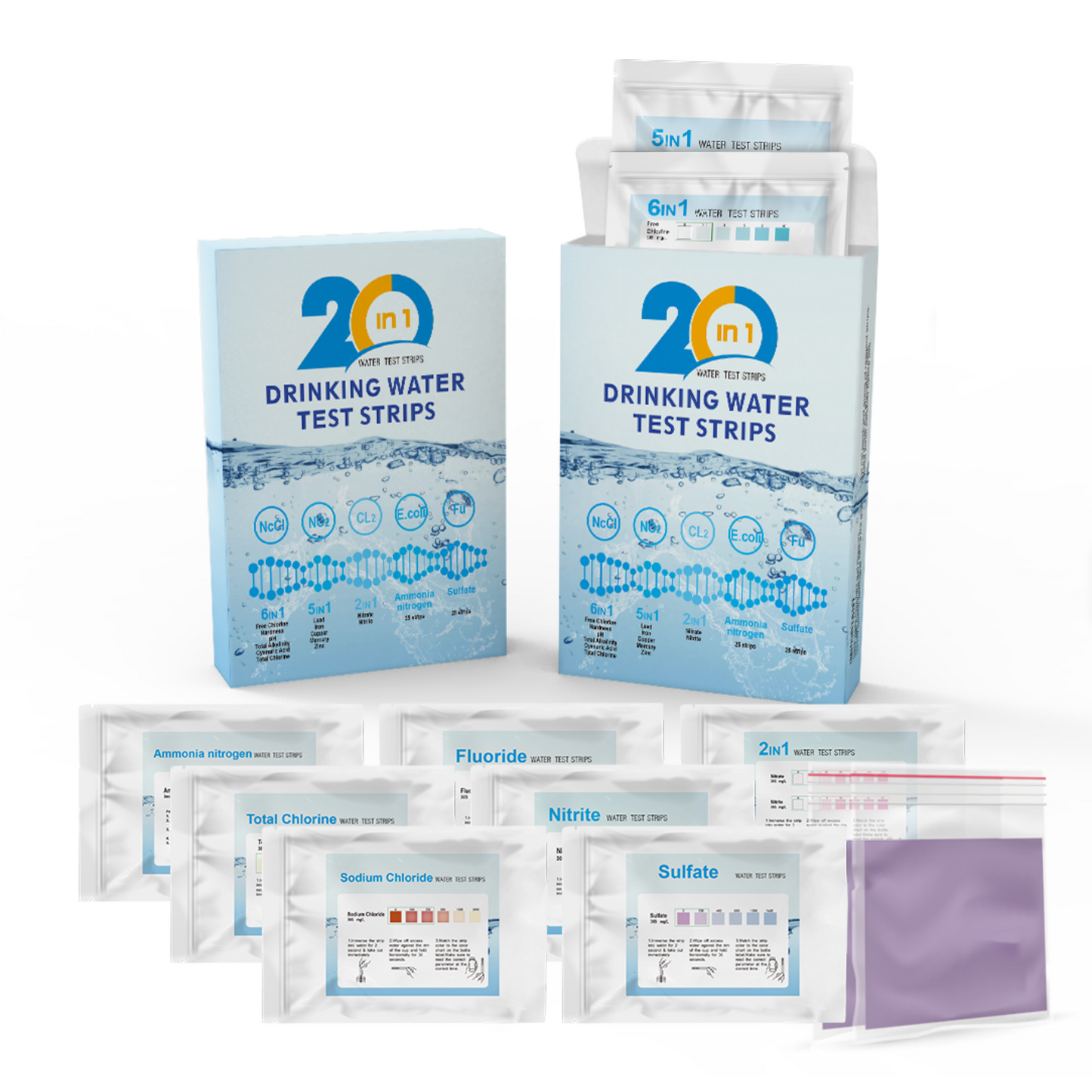 Vandkvalitet Testkit, 1 stk. - omfattende og grundig