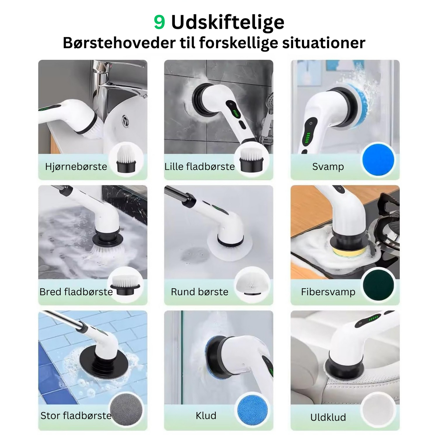 Clearwell™ Elektrisk Spin Skrubber